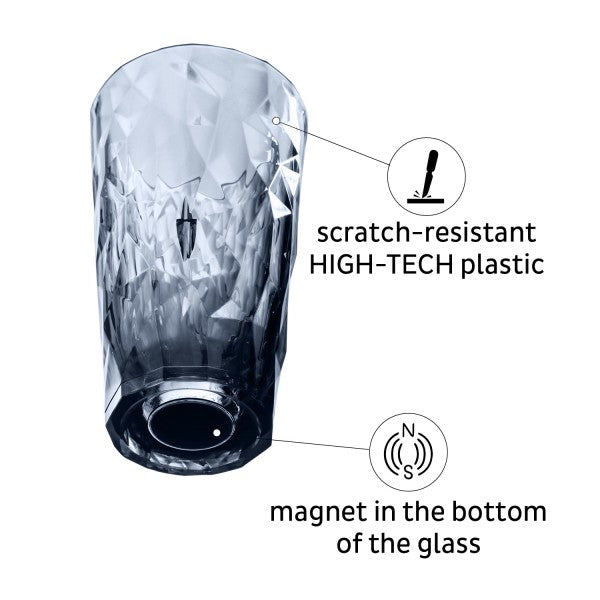 Magnetic Plastic Glass LONGDRINK