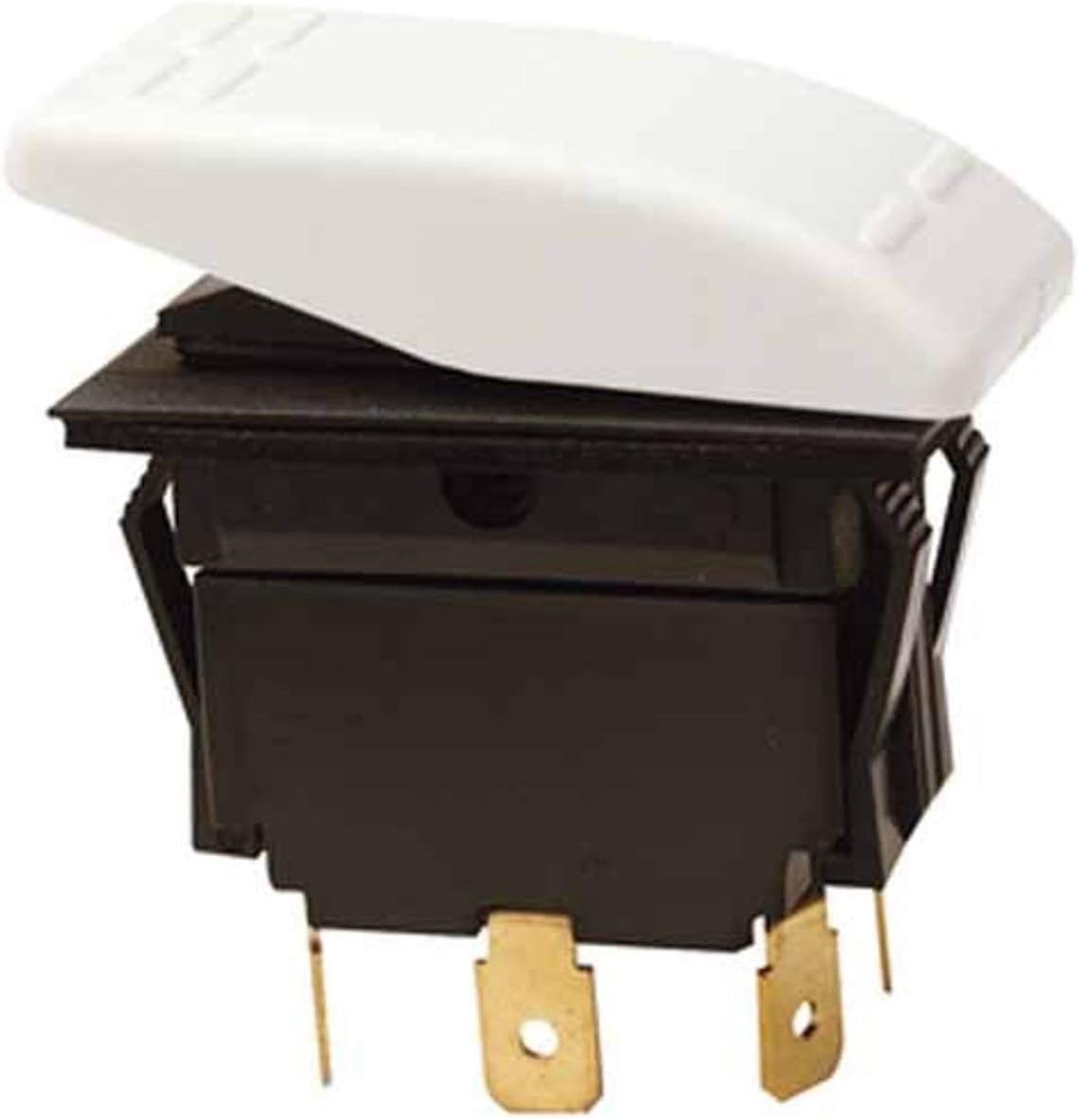 SEACHOICE Rock Switch ON-Off-ON DPDT WHT