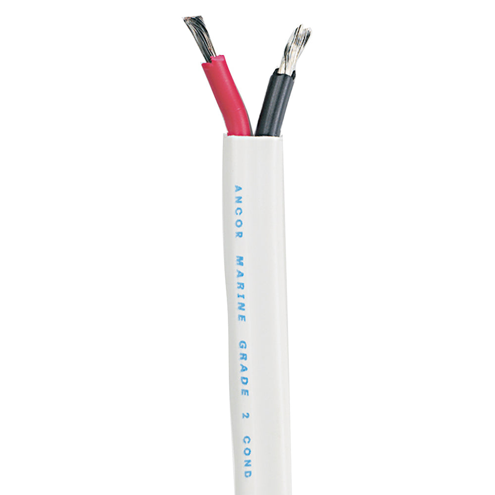 Ancor 12/2 AWG White Duplex Cable – Per Metre; sold per metre