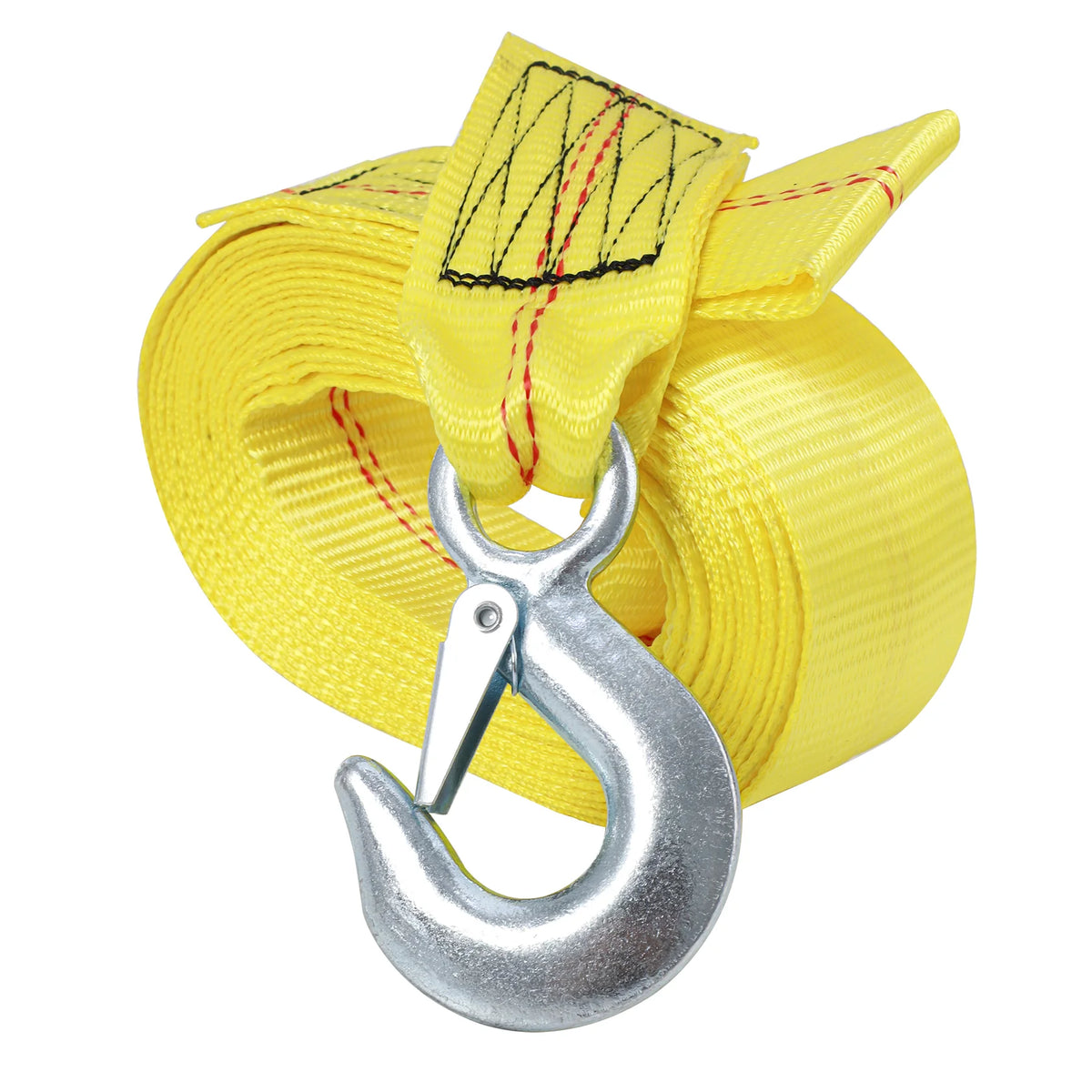 Winch Strap HD W/hook 2\"20'