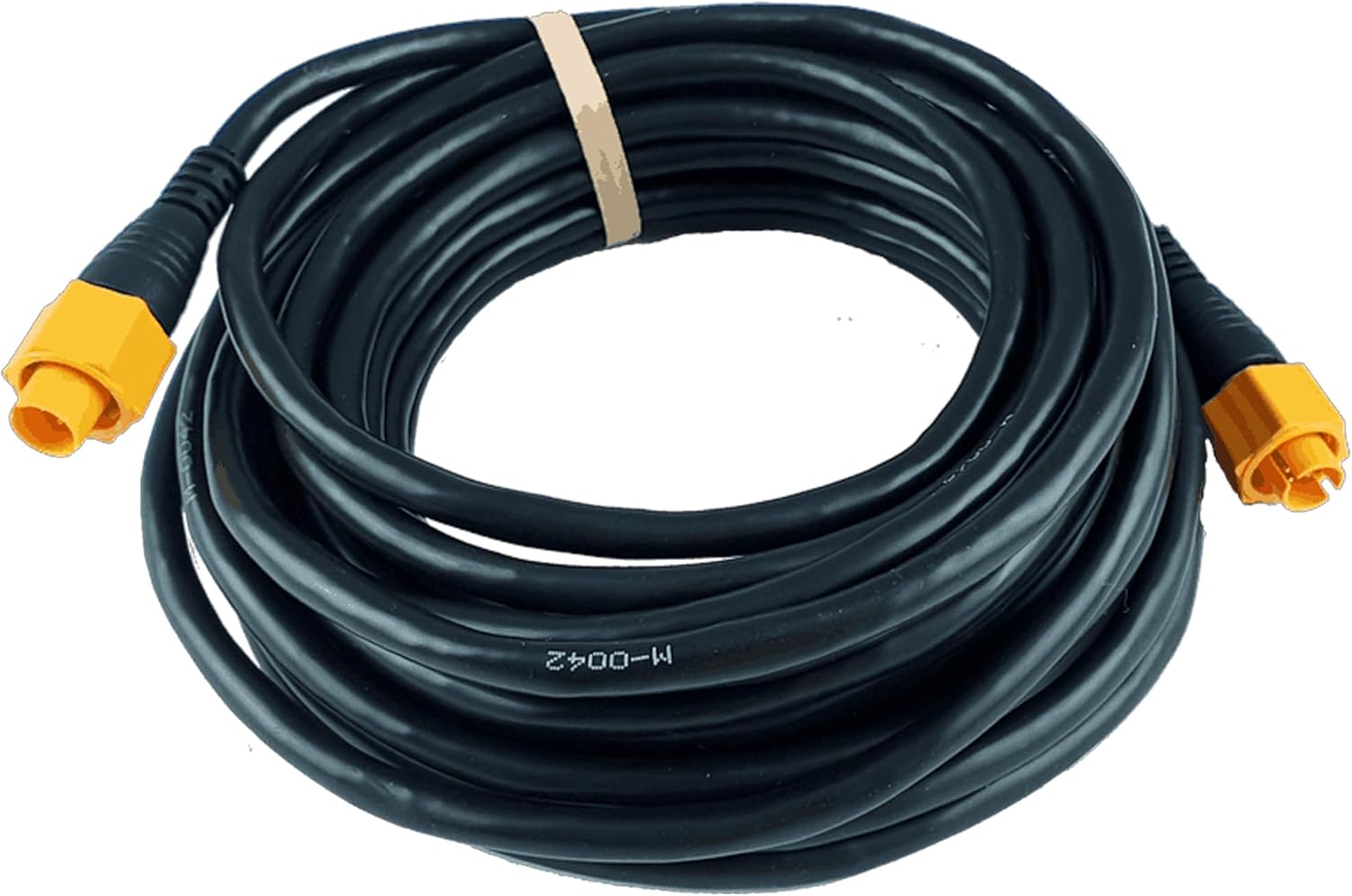 Lowrance 000-0127-30 ETHEXT-25YL Ethernet Extension Cable, Networking Cable, Black, 25 Foot 5-Pin Connector