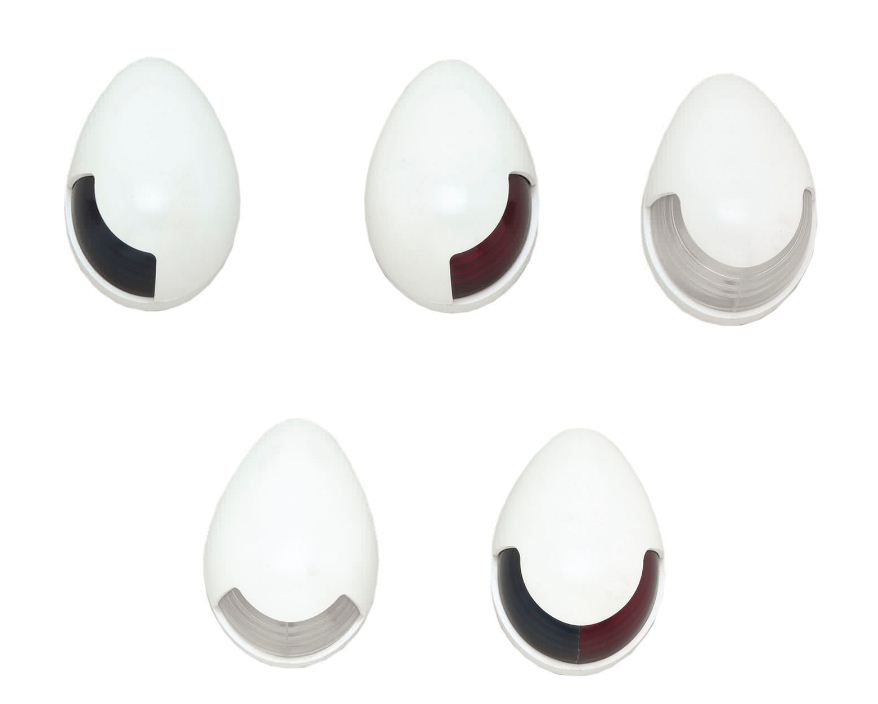 Oval Side Light Green