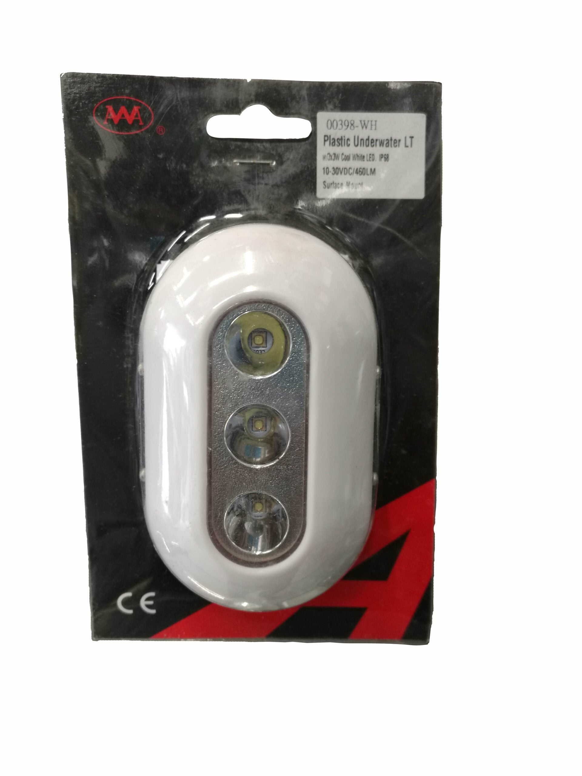 ضوء ليد بيضاوي تحت الماء