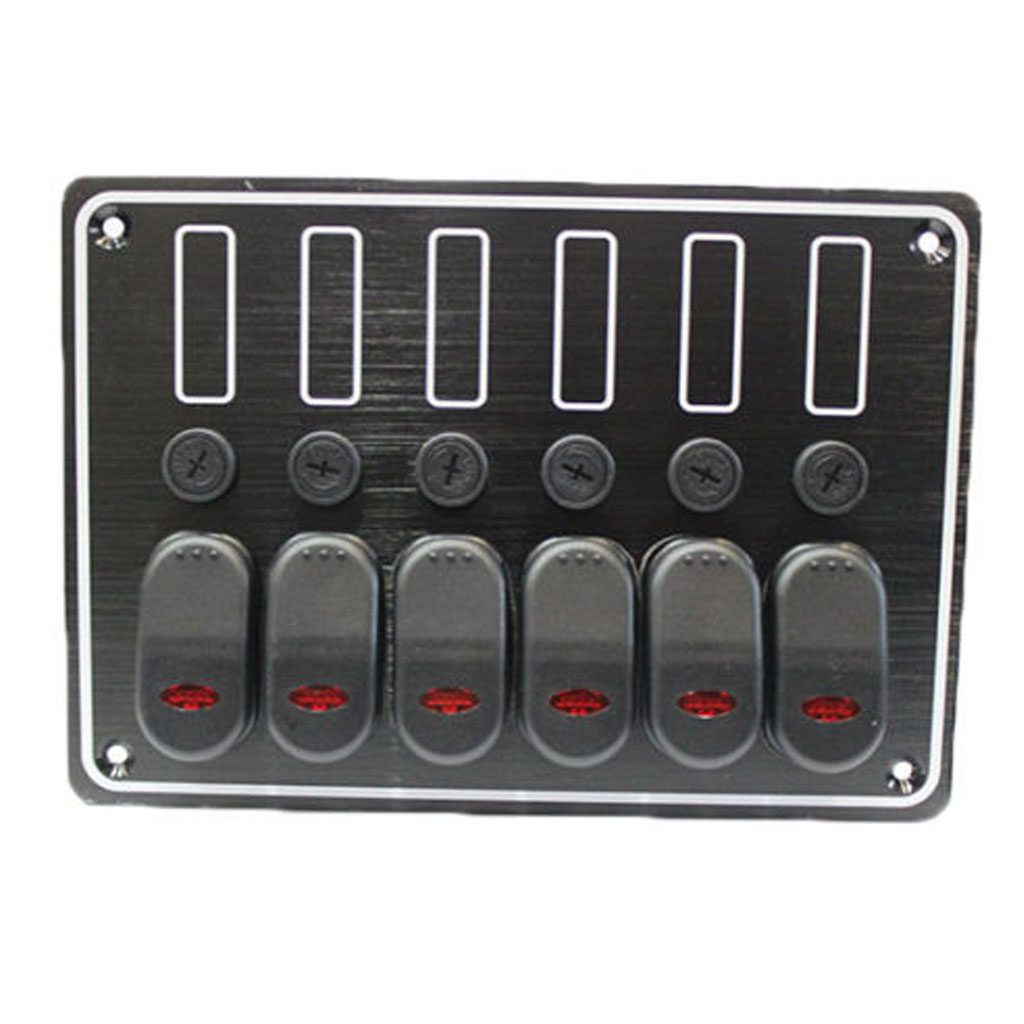 لوحة توزيع طاقة مقاومة للماء بستة قواطع