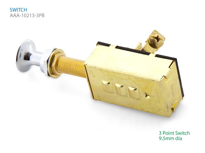 مفتاح نحاسي بثلاثة أوضاع تشغيل وإيقاف