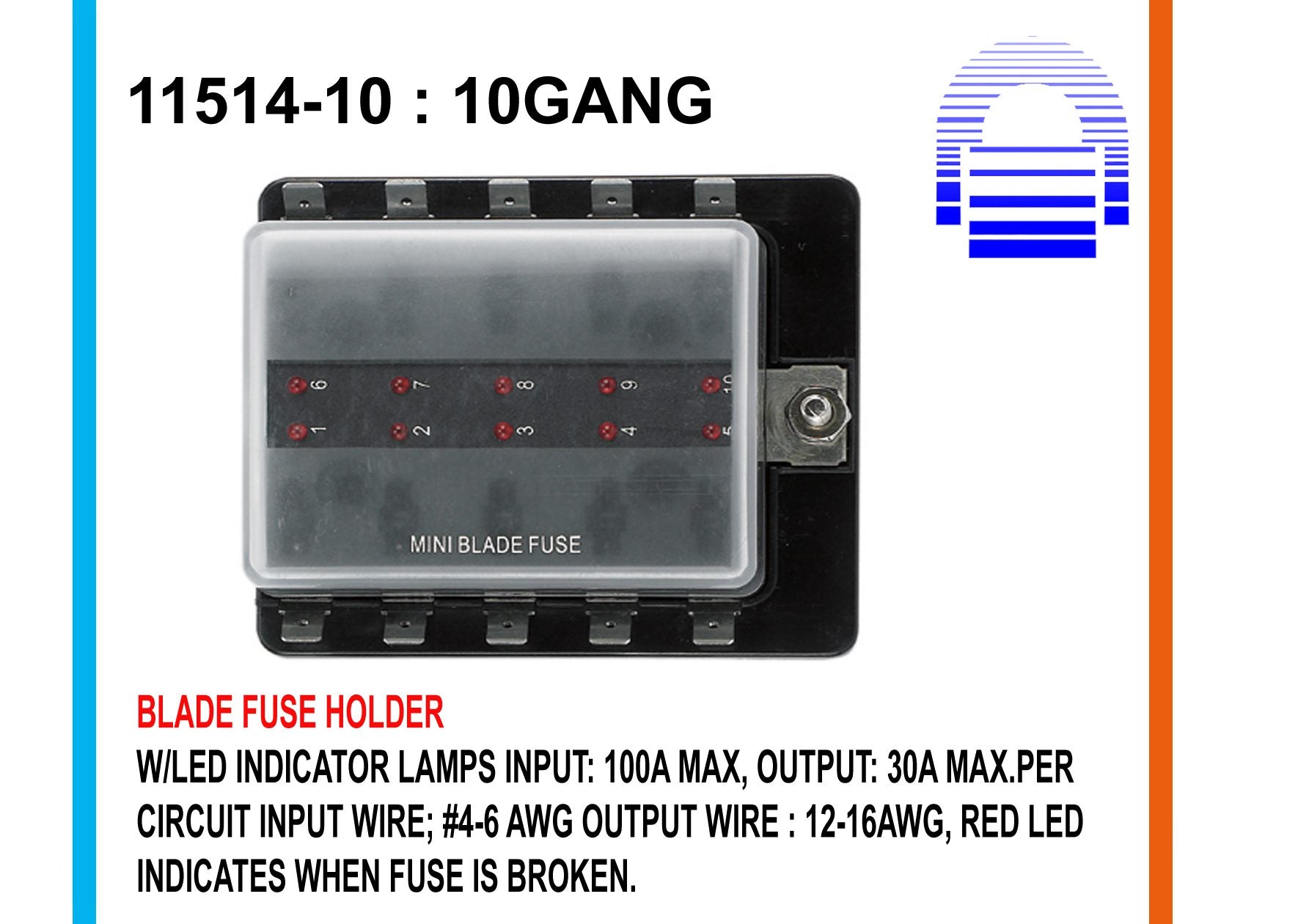 حامل فتيل شفرة 10 عصابة