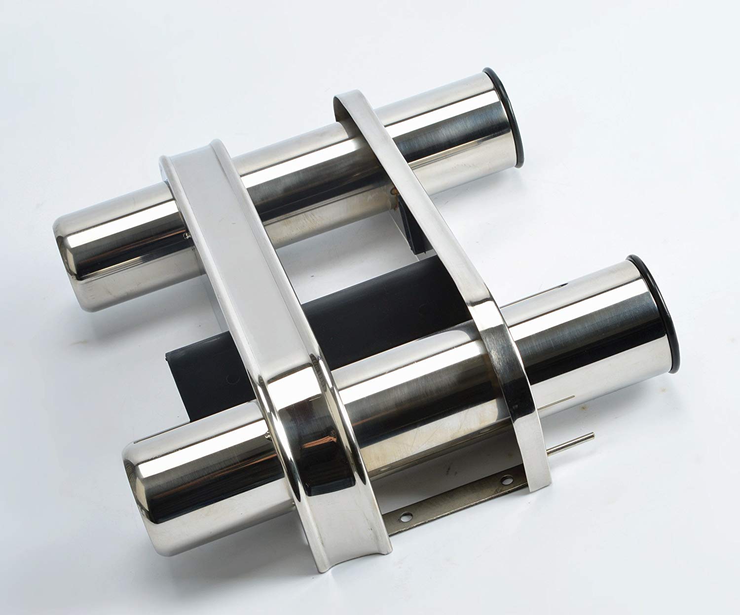 حامل قضيب فولاذي مزدوج