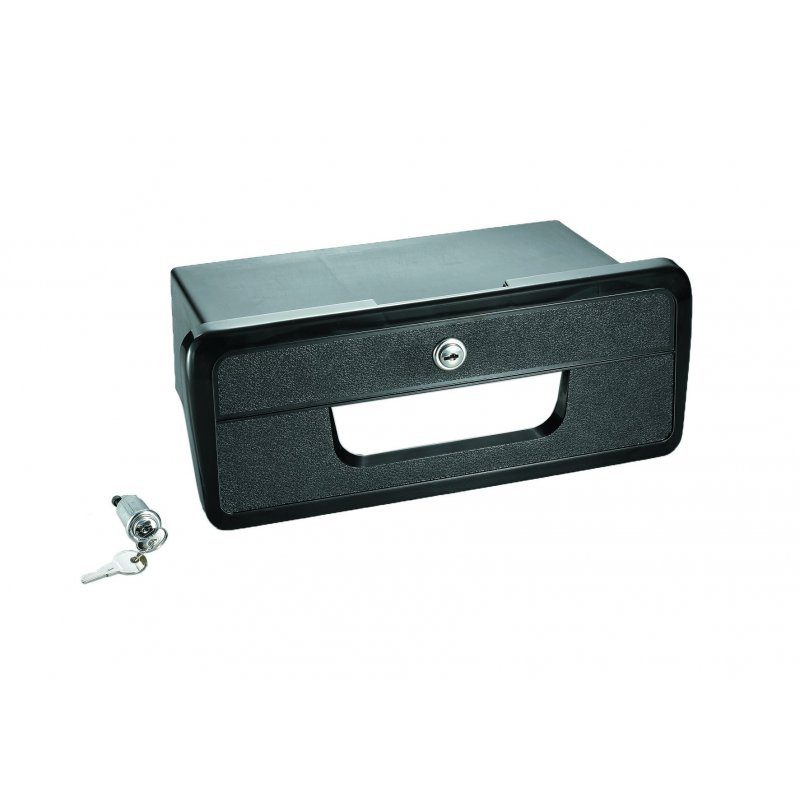 Plastic Glove Box Black