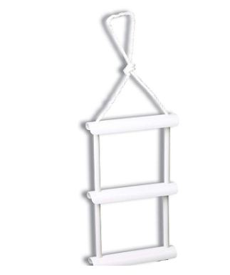 سلم حبل بثلاث خطوات