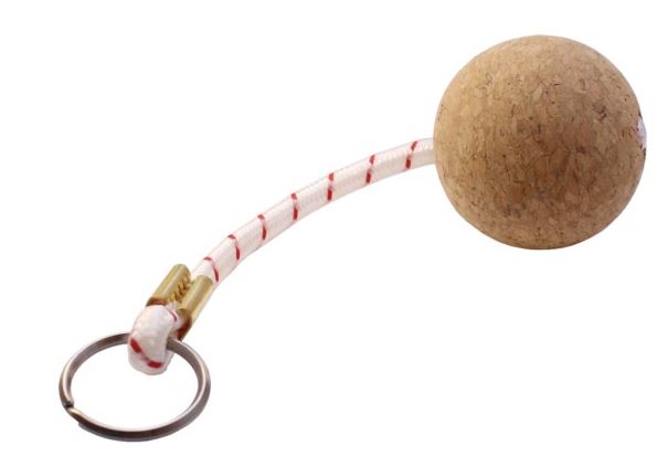 سلسلة مفاتيح من الفلين العائم