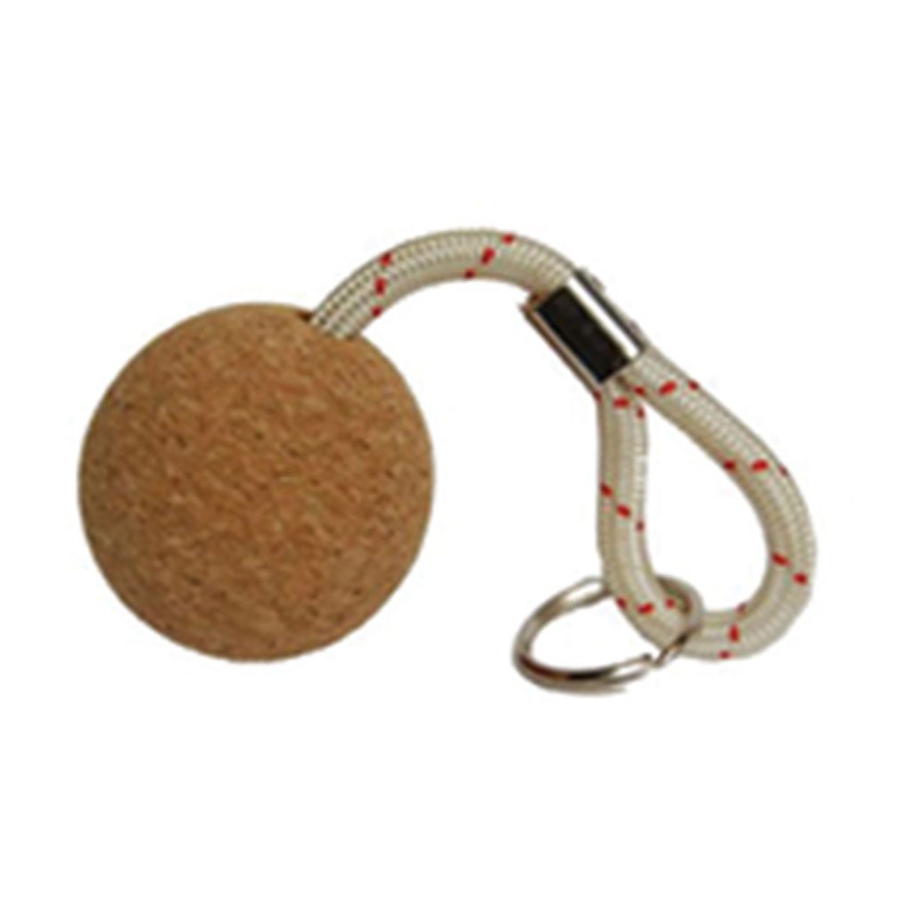 سلسلة مفاتيح من الفلين العائم