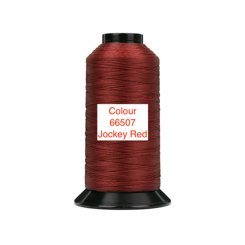 A&E SunStop T90 bonded polyester thread, 1,920 m, Jockey Red 66507