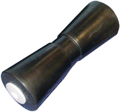 بكرة عارضة مطاطية للمقطورة باللون الأسود