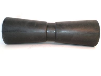 بكرة عارضة مطاطية للمقطورة باللون الأسود