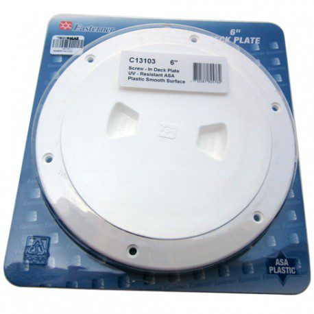 Smooth White Deck Plate