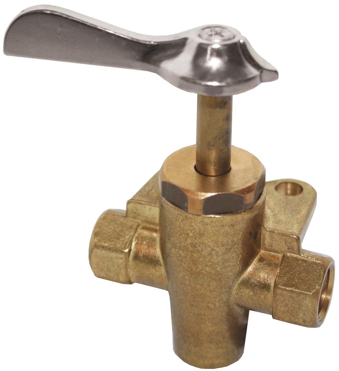 صمام كرة الوقود النحاسي ثلاثي الاتجاهات