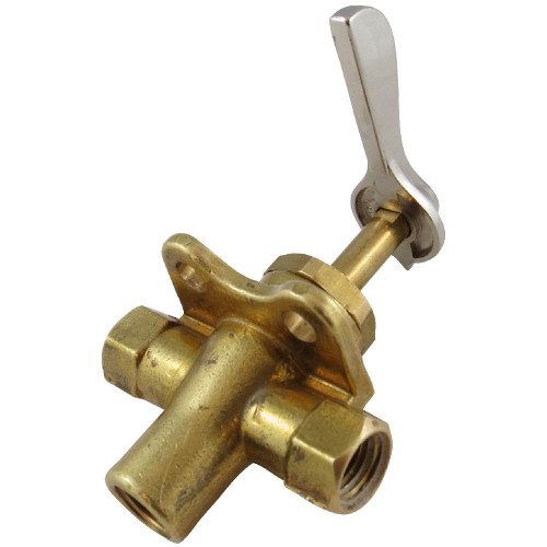 صمام كرة الوقود النحاسي ثلاثي الاتجاهات