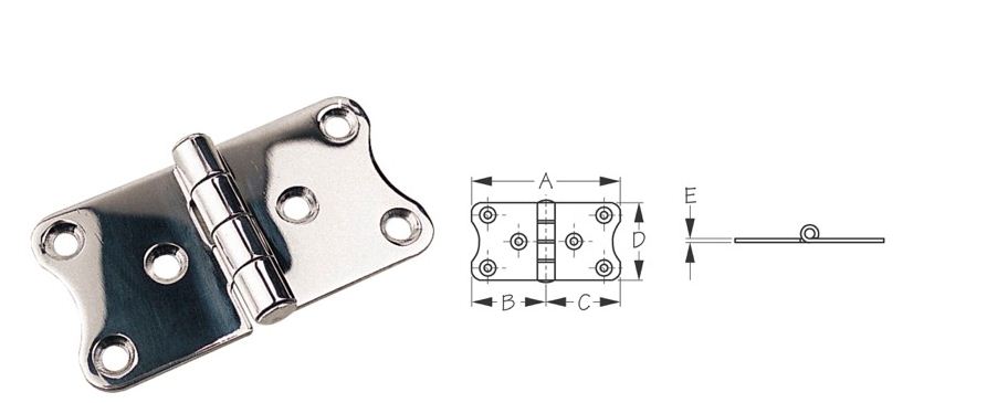 Stainless Steel Cudy Hinge