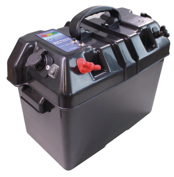 Power battery box with USB charger