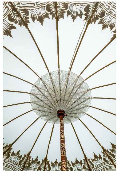 Bali Nirvana Parasol Umbrella With Stand