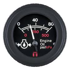 Teleflex Boat Engine Oil Pressure Gauge 12 Volt Code