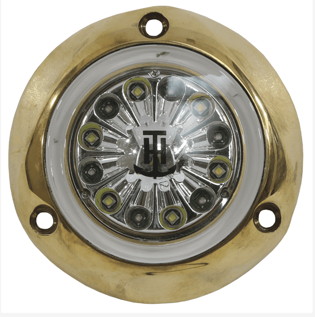 T-H Marine LED-33259-DP GEN 1 Bronze Underwater Light, Blue