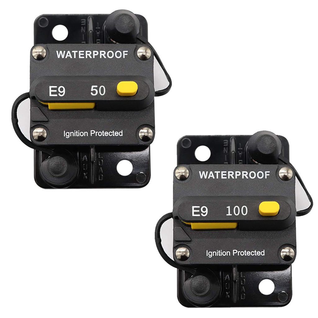 Waterproof Marine Circuit Breaker 50A / 100A with Reset