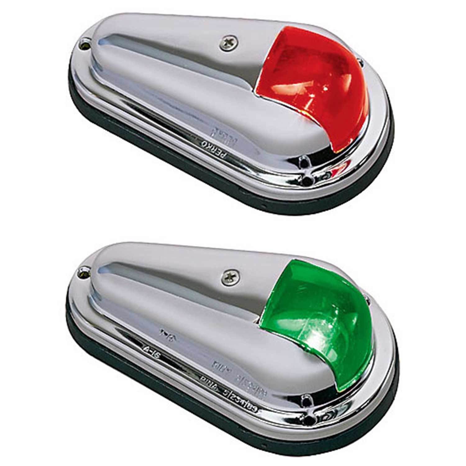 Chrome Plated Side Mount Navigation Lights
