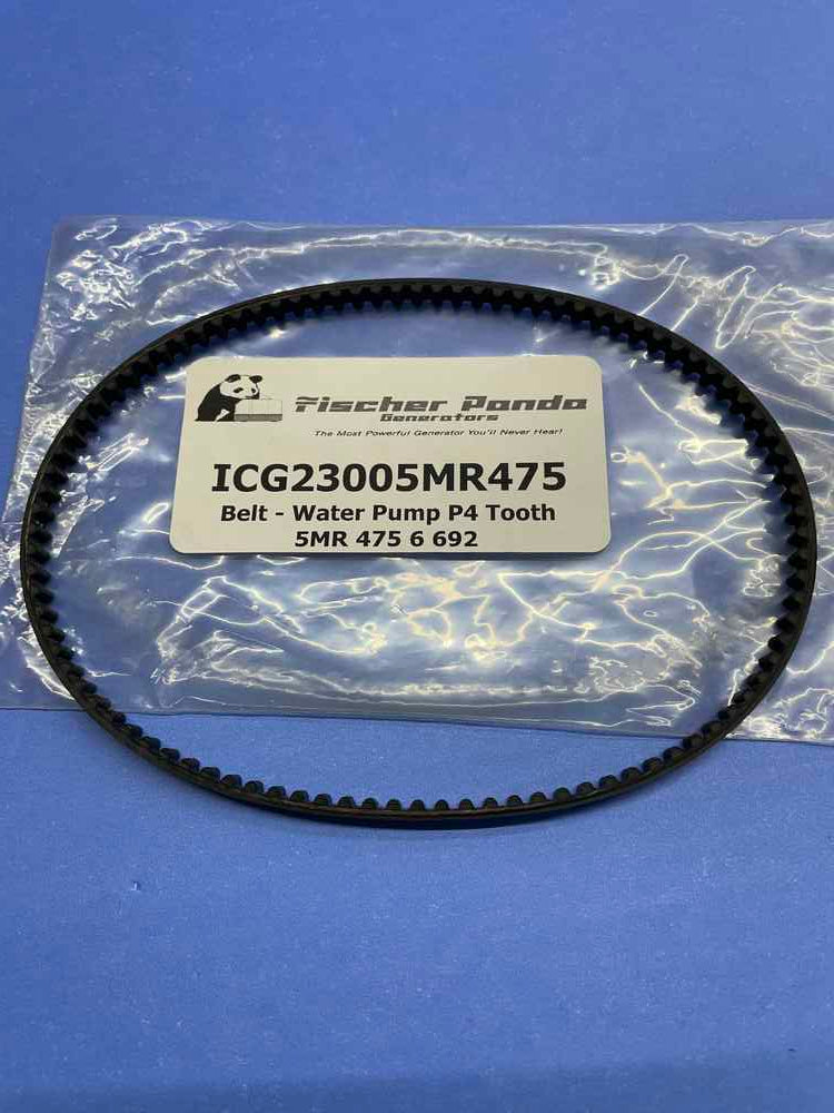 Fischer Panda P4 water pump tooth belt 475-6-692-5MR, part 36.02.02.004H
