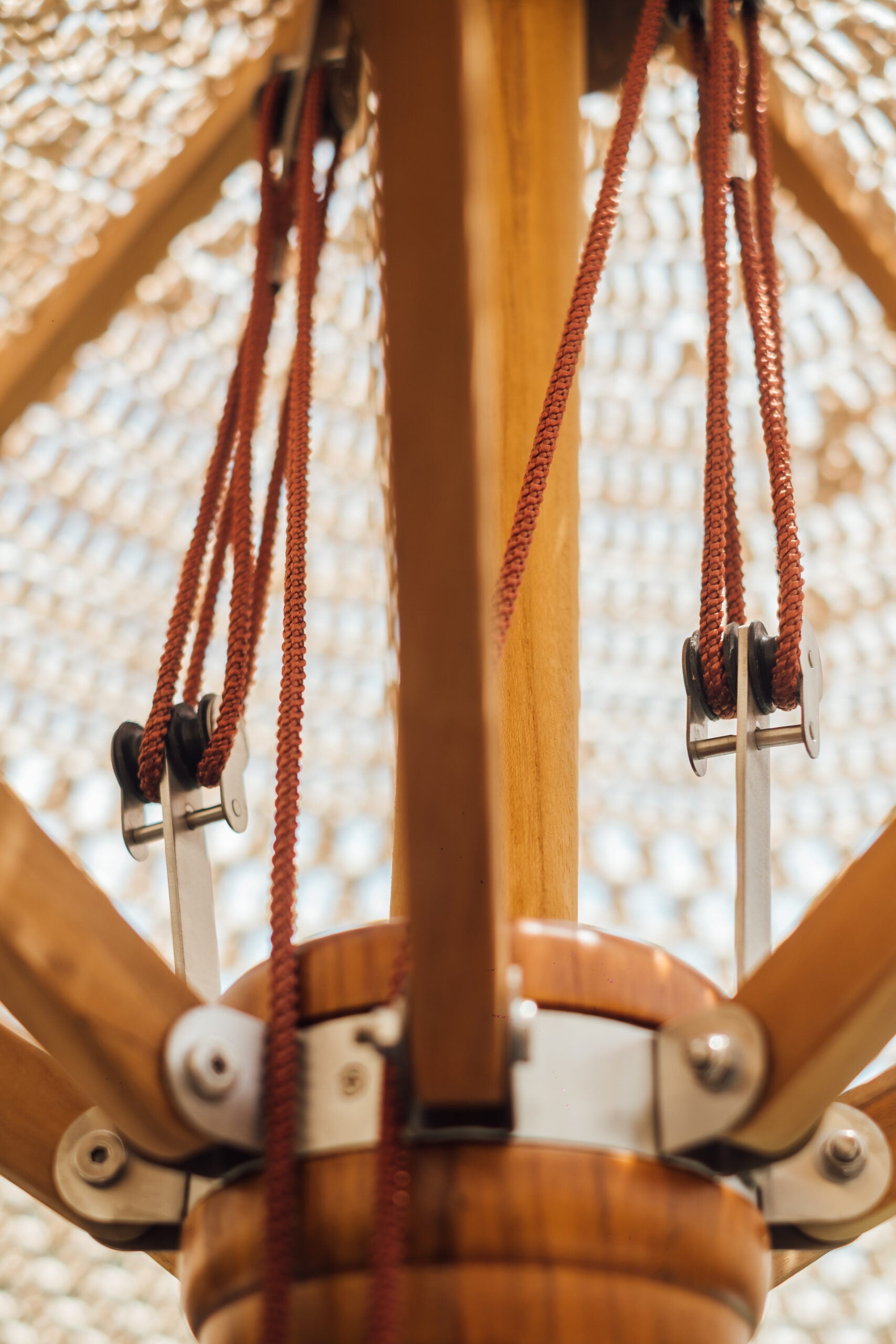 BALI HAND KNOTTED BAMBOO UMBRELLA 250CM