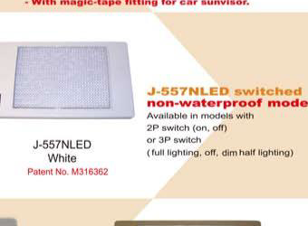 Best Light J-557NLED Switched SlimLite - White