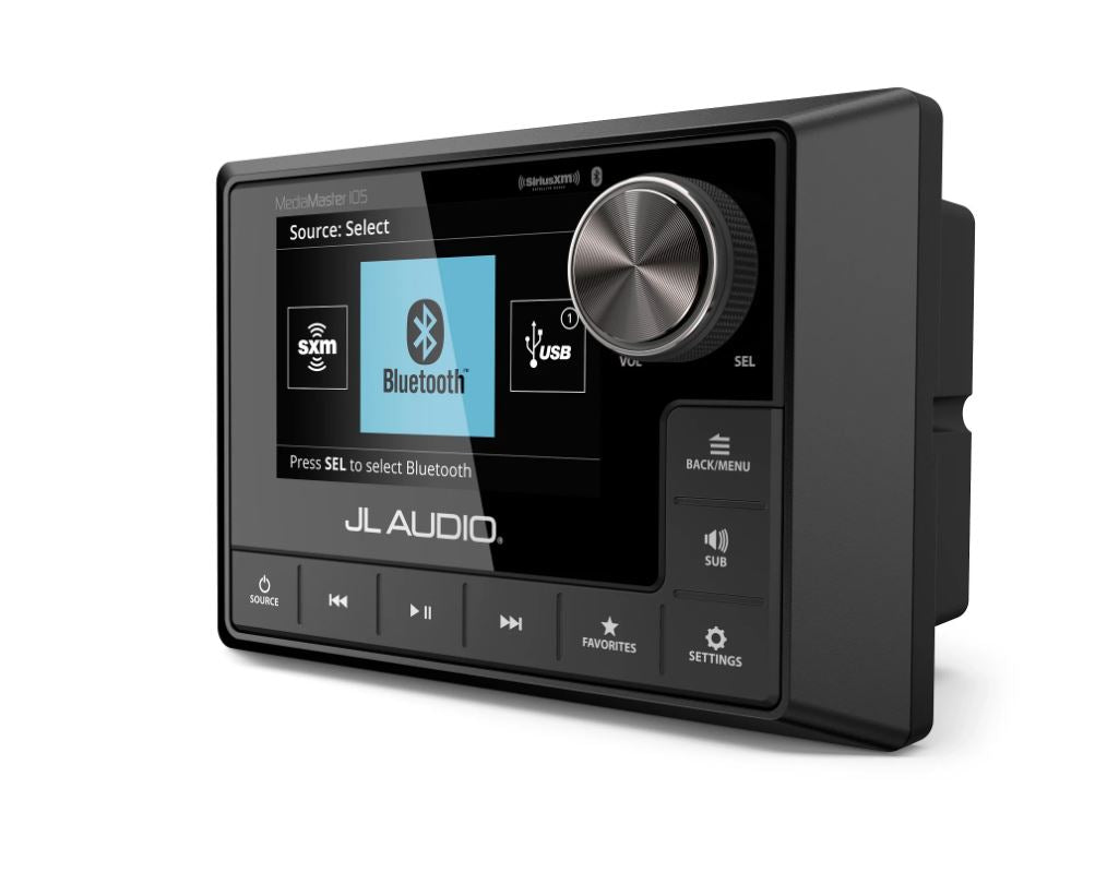 JL - وحدة مصدر MM105 مقاومة للعوامل الجوية مع شاشة LCD ملونة بالكامل