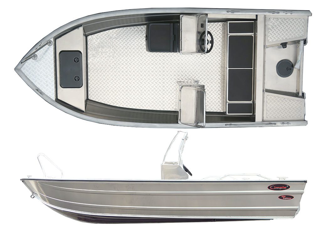 قارب كيمبل ألومنيوم 460