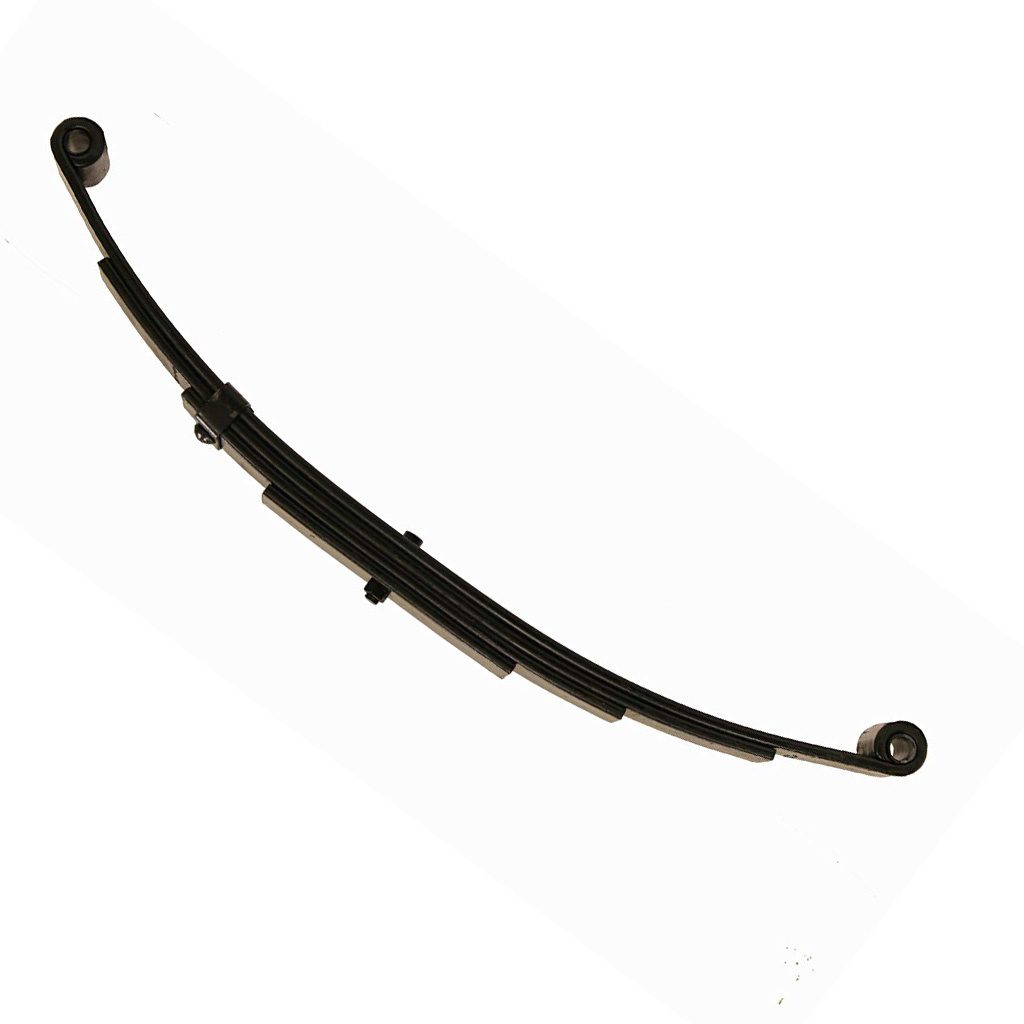 Spring Leaf Both Eye Closed Black Finish