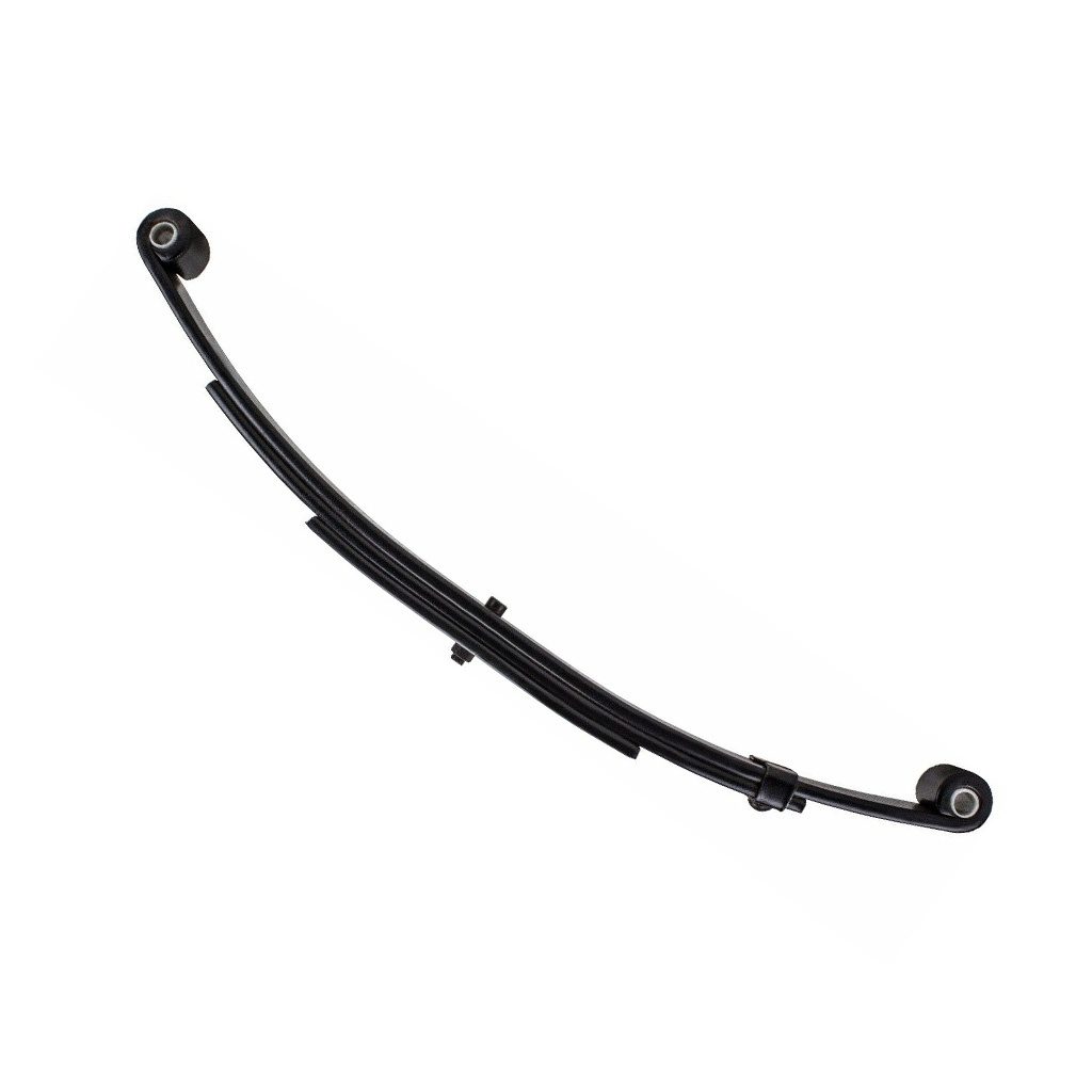 Spring Leaf Both Eye Closed Black Finish