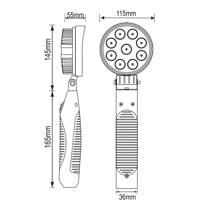Portable Pole LED Work Light