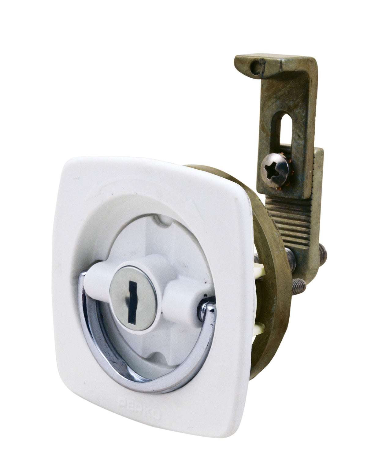 Perko 0931 White Flush Lock with Keys