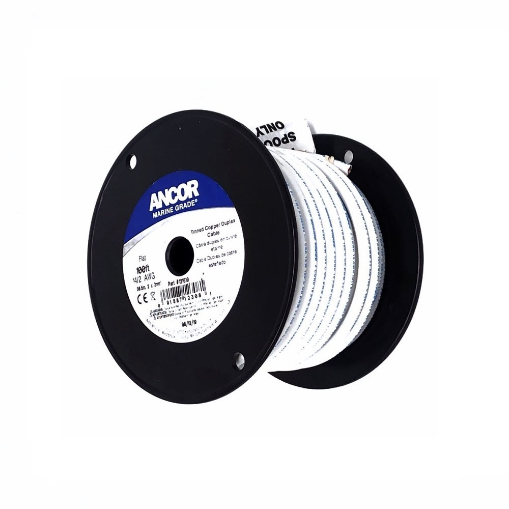 Ancor 14/2 White Tinned Duplex Cable 100 ft
