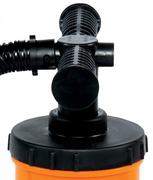 مضخة يدوية مزدوجة الحجم