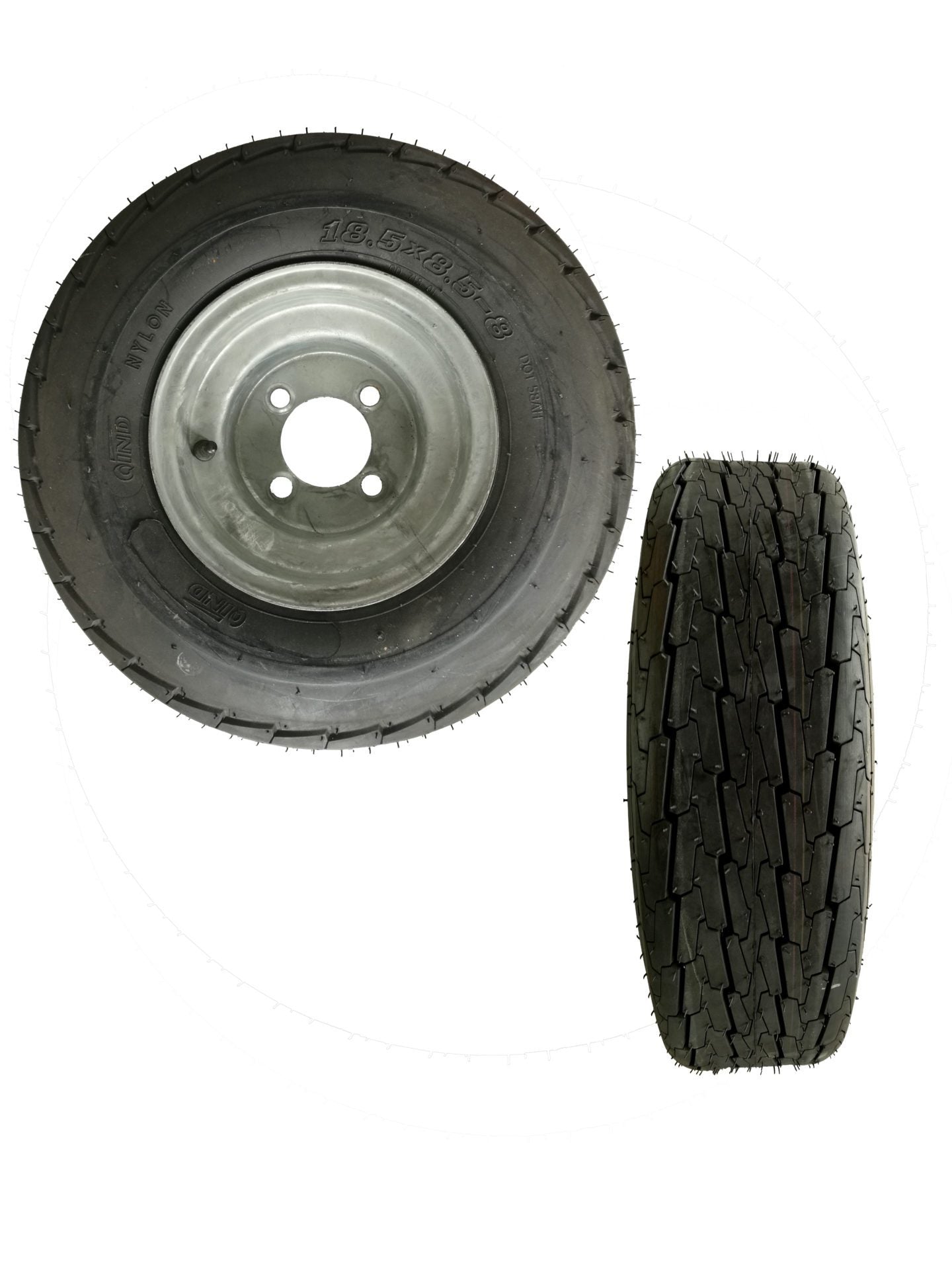 Tubeless Tire with Rim 4 Hole
