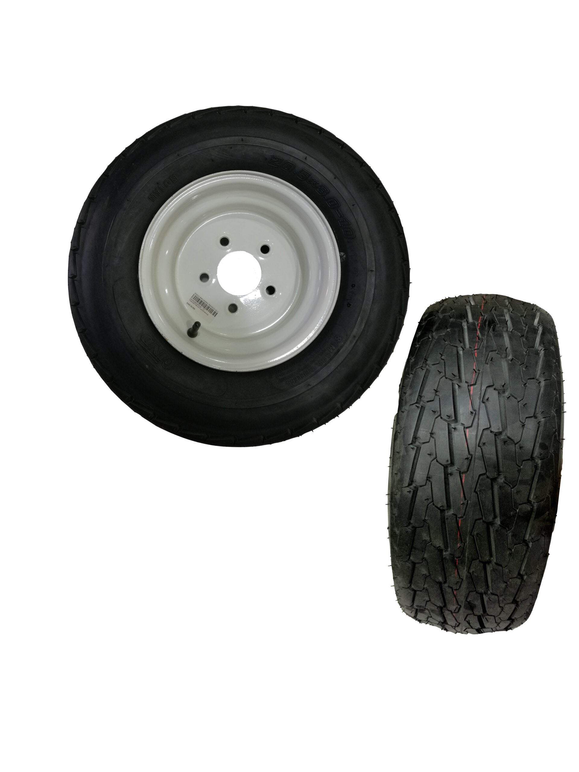 إطار بدون أنبوب مع حافة بيضاء