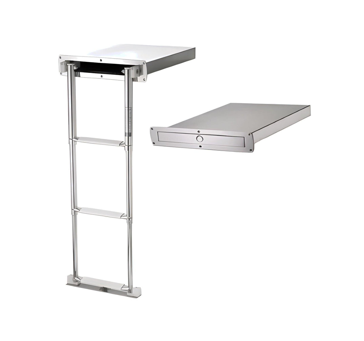 Telescopic Boarding Ladder Inside Stainless-Steel Box