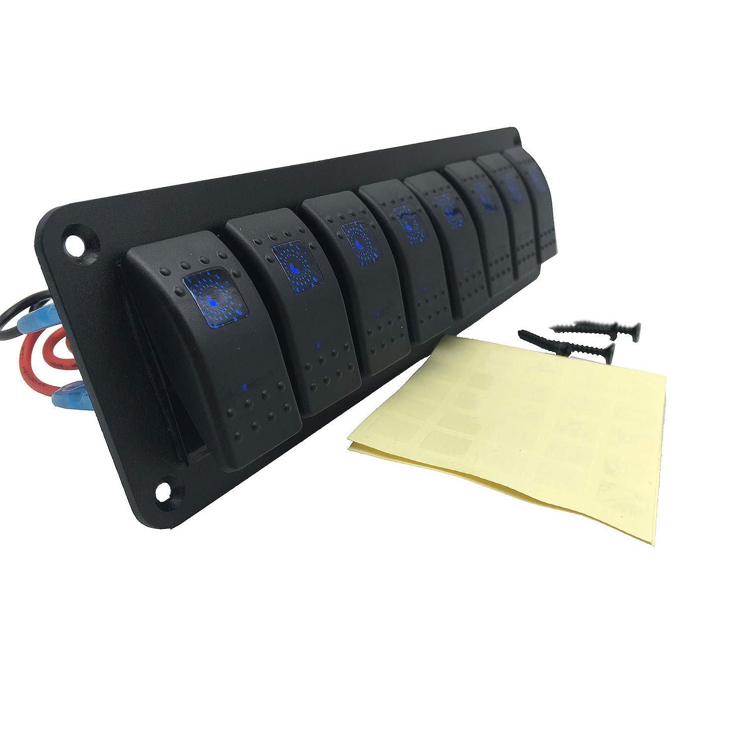 لوحة مفاتيح هزازة من الألومنيوم بثمانية أزرار