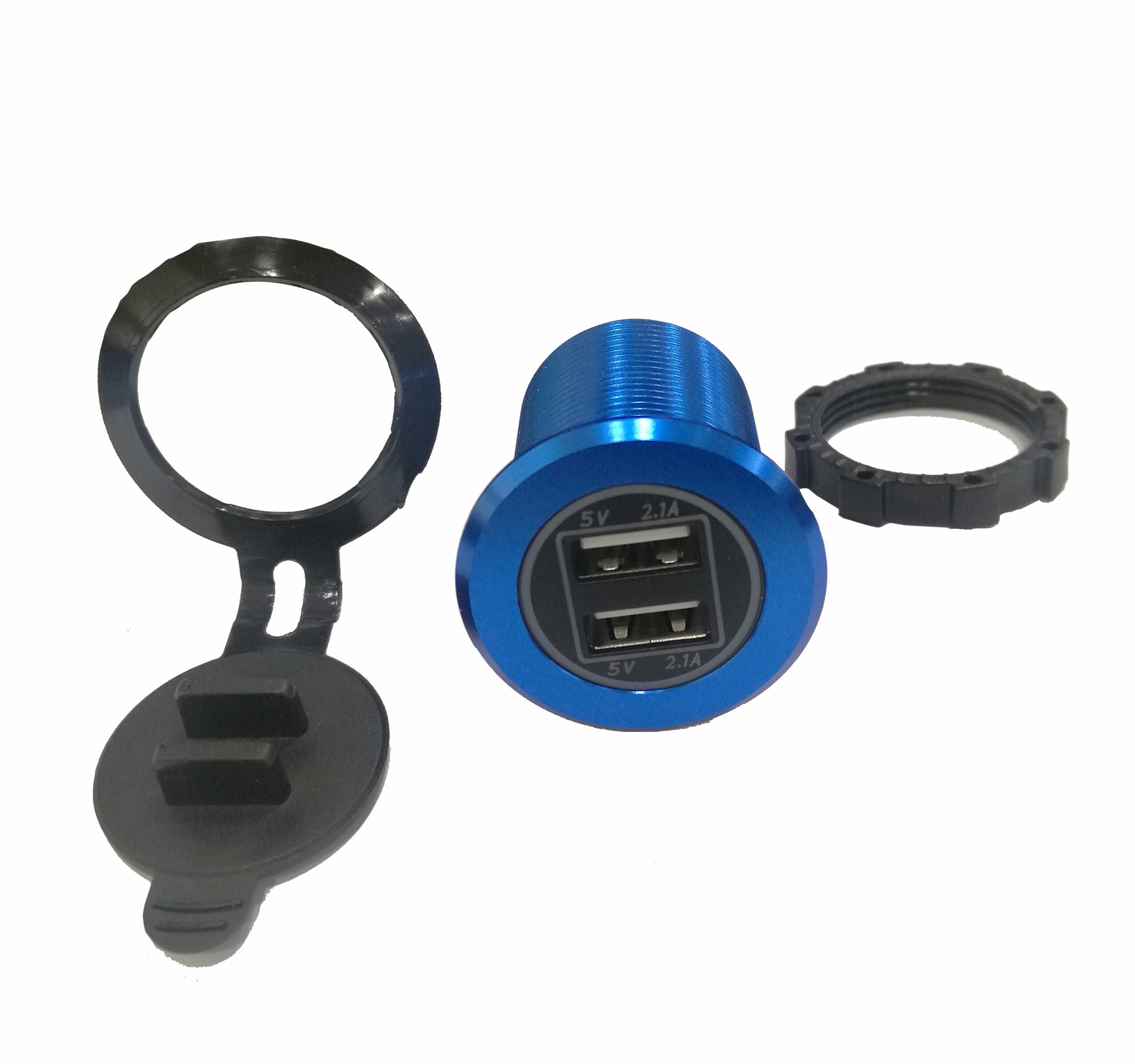 معدن 4.2A مزدوج USB