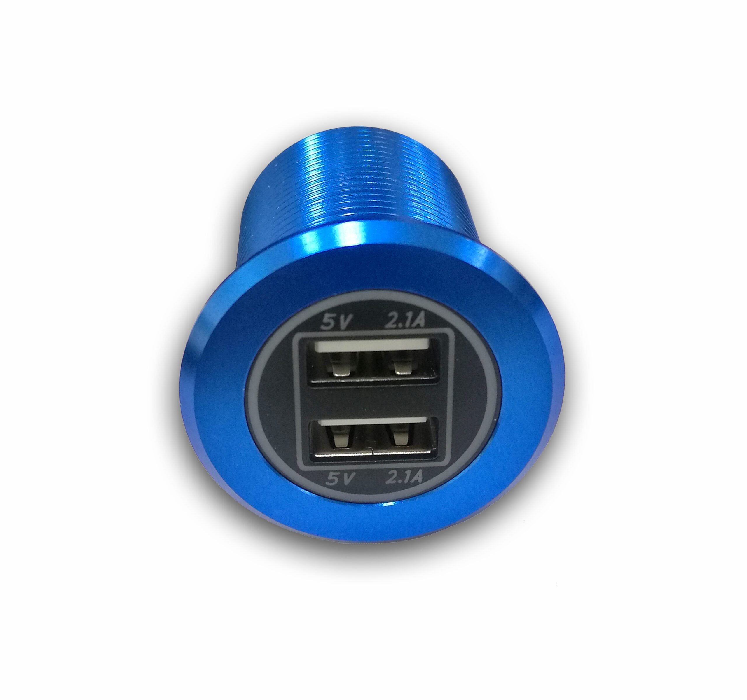 معدن 4.2A مزدوج USB