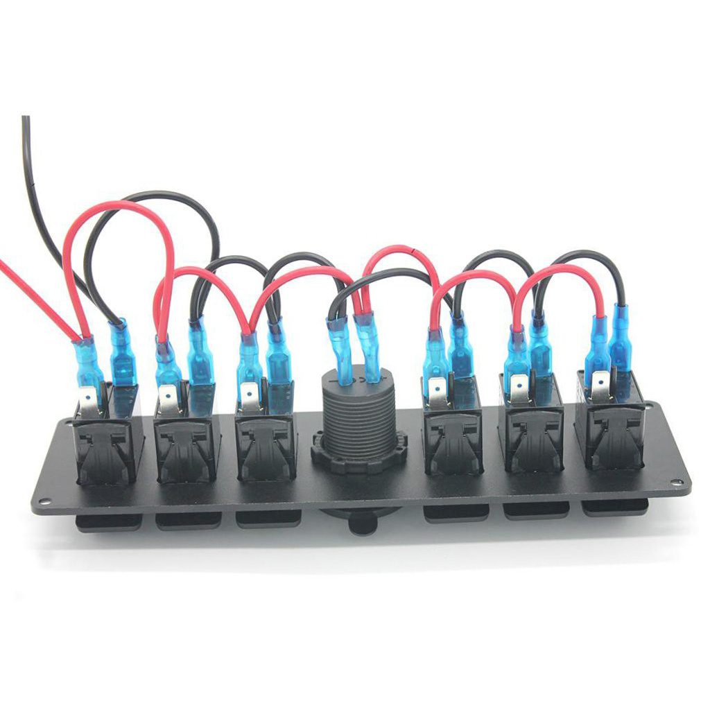 7 Gang Rocker Switch Panel