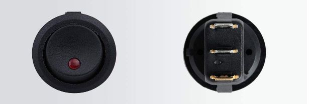 مفتاح هزاز مع لوحة حمراء