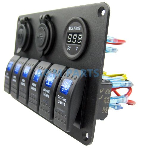 لوحة مفاتيح هزازة من الألومنيوم البحري بستة عصابات