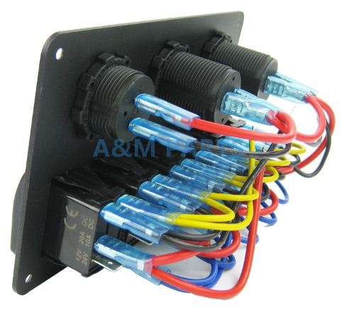 لوحة مفاتيح هزازة من الألومنيوم البحري بستة عصابات