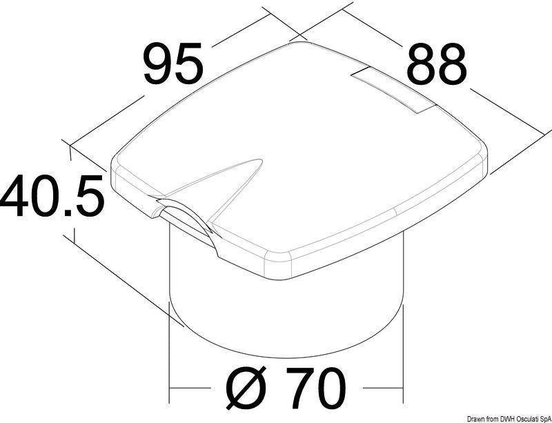 طقم دش من النحاس الأبيض